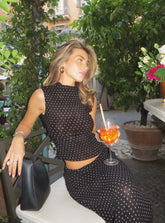 Ford Top Onyx Polka Dot