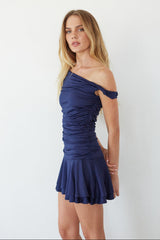 Cambria Twist Strap Mini Dress