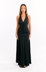 Gloria Black Maxi Dress