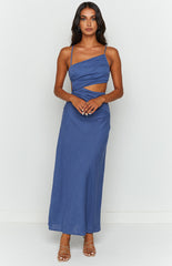 Lene Blue Maxi Dress