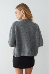 Rory Button Up Bow Cardigan