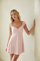 Aspen Eyelet Mini Dress