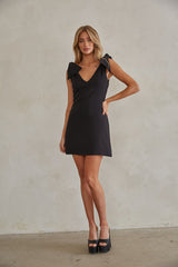 Audrey Bow Strap Mini Dress