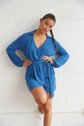 Luna Wrap Mini Dress