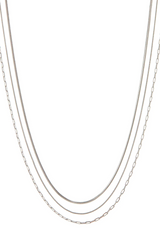 LUV AJ Chandon Multi Chain Charm Necklace