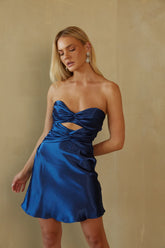 Lorelai Double Twist Tie Mini Dress