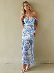Tahlia Ruched Maxi Dress