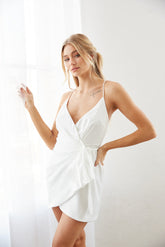 Fiora Wrap Mini Dress