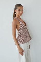 Cely Tie Babydoll Top