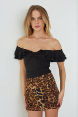 Lolita Off the Shoulder Ruffle Top
