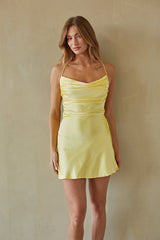 Logan Cowl Neck Mini Dress